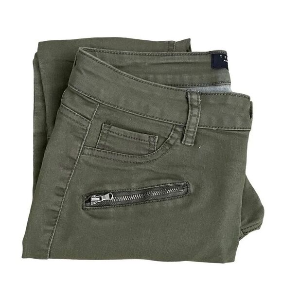 Tinsel Olive Green Skinny Pockets Women’s Cotton Blend  Jeans SZ 27 #1012 - Picture 9 of 13